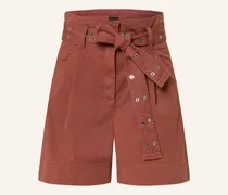 Paperbag-Shorts Tulina rot