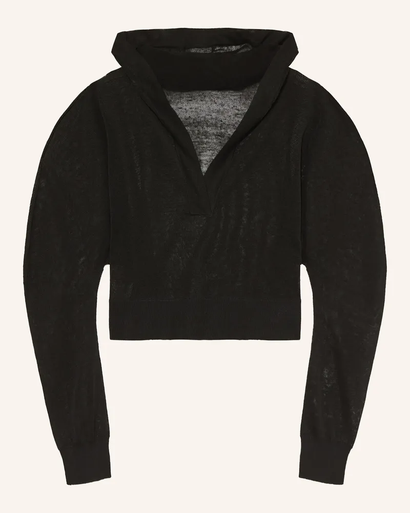 Alaïa Hoodie schwarz Schwarz