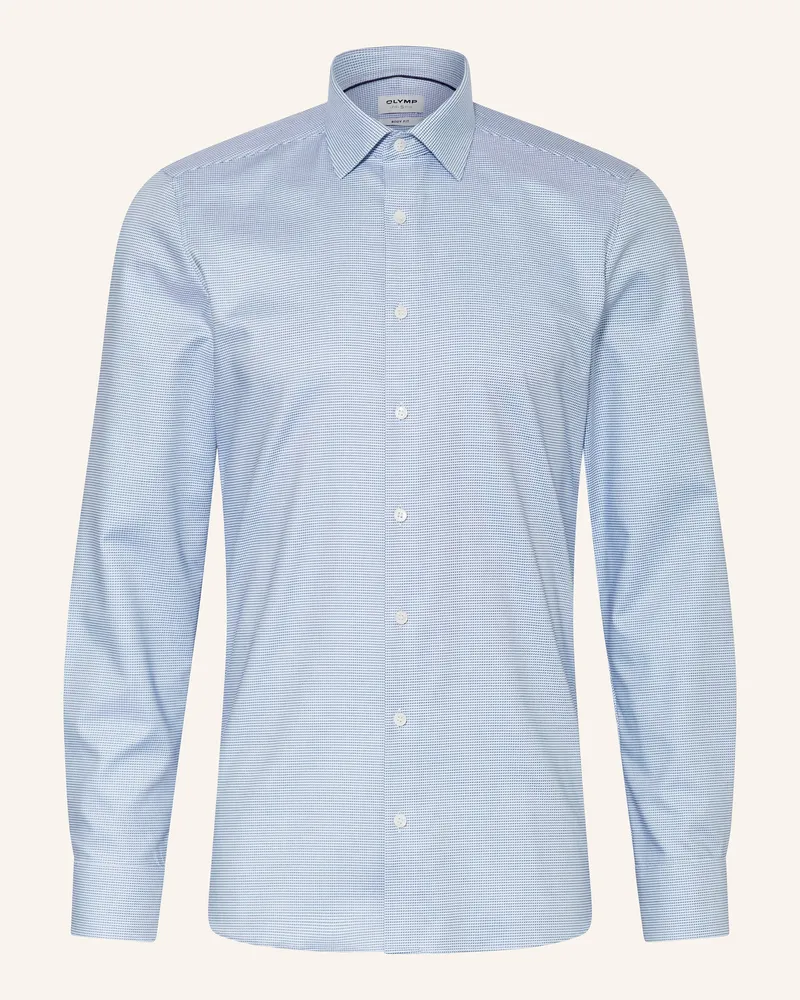 Olymp Hemd Body Fit blau Blau
