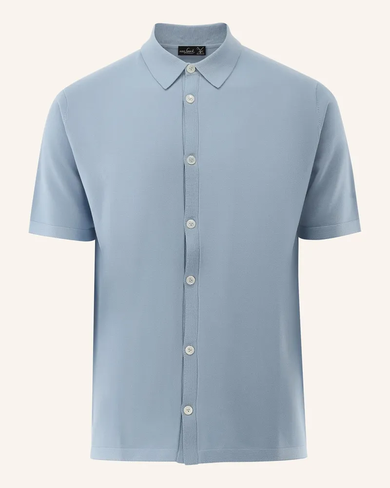 van Laack Poloshirt blau Hellblau