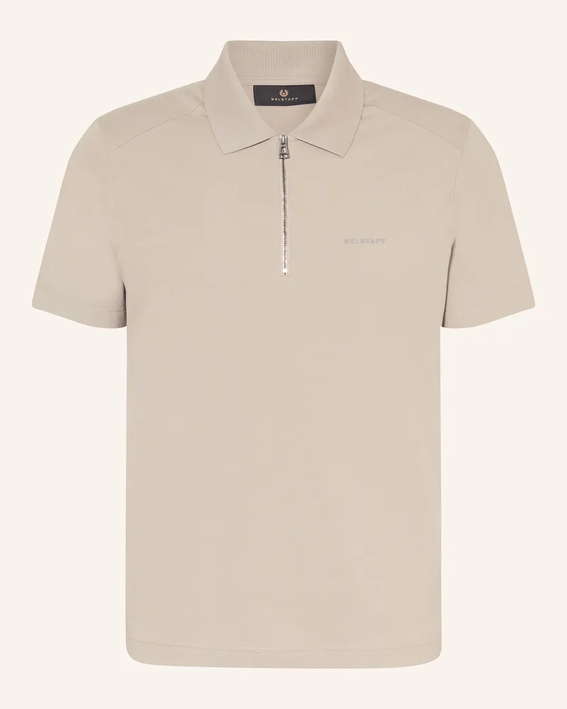 Belstaff Jersey-Poloshirt Alloy beige Hellgrau