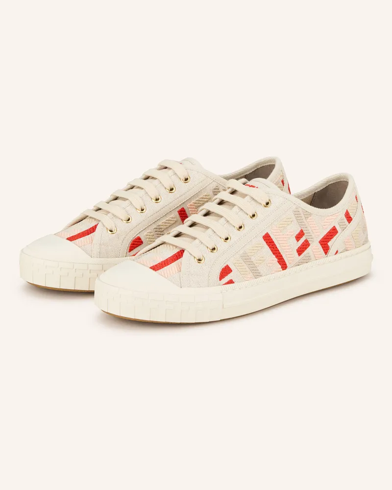 Fendi Sneaker Domino beige Creme