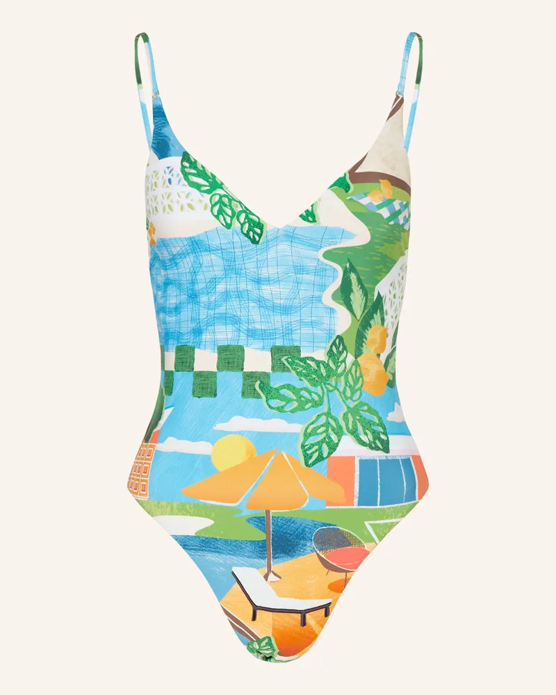 Seafolly Australia Badeanzug Sunset blau Türkis