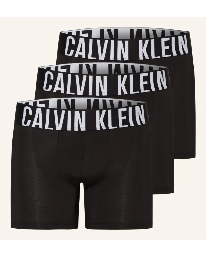 Calvin Klein 3er-Pack Boxershorts INTENSE POWER Schwarz