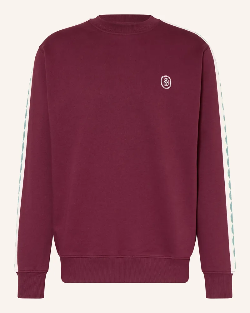 Drôle de Monsieur Sweatshirt Le Sweatshirt Tresses rot Dunkelrot