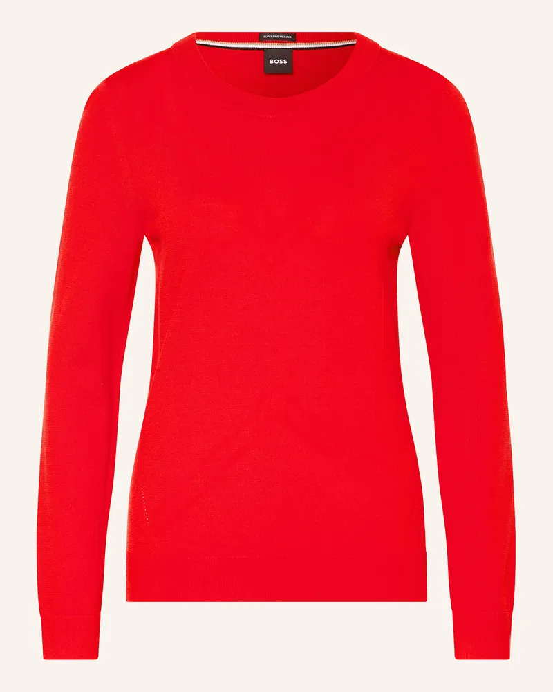 HUGO BOSS Pullover Feganasi rot Rot