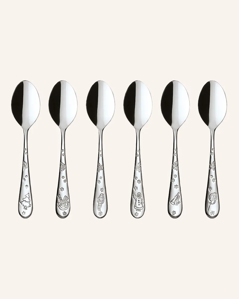 Villeroy & Boch Kaffeelöffel, 6-Teilig Toy's Delight silber Silber
