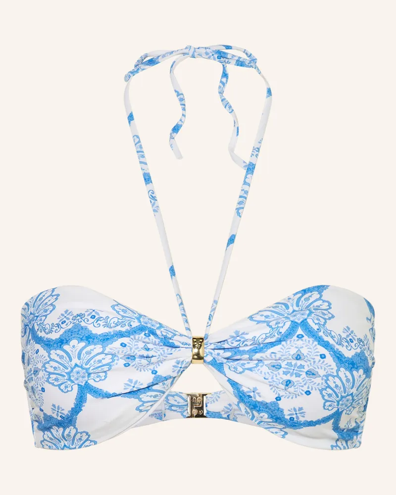 Melissa Odabash Bandeau-Bikini-Top LIGURIA Hellblau