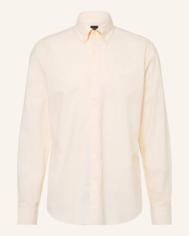 HUGO BOSS Hemd Rickert_M Regular Fit orange Hellorange