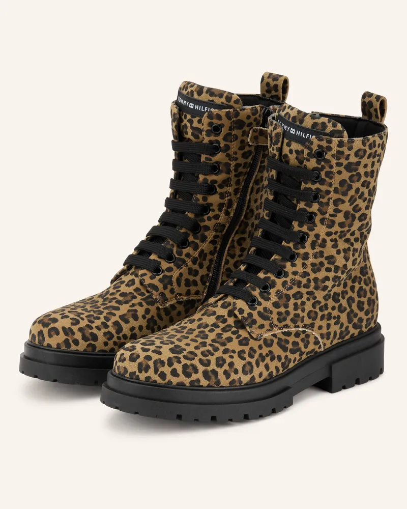 Tommy Hilfiger Schnürboots beige Camel