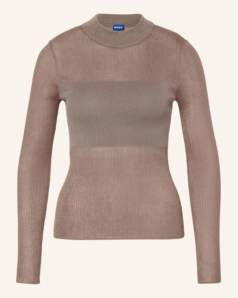 HUGO BOSS Pullover SLUMY Taupe