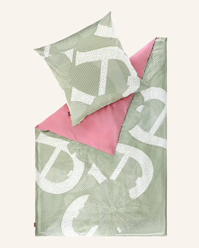 Aigner Satin Bettwäsche Dena gruen Grün