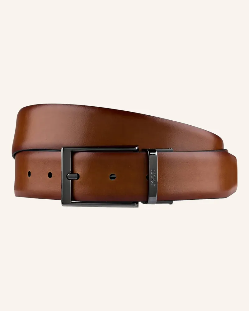 JOOP! Gürtel Zum Wenden schwarz Cognac