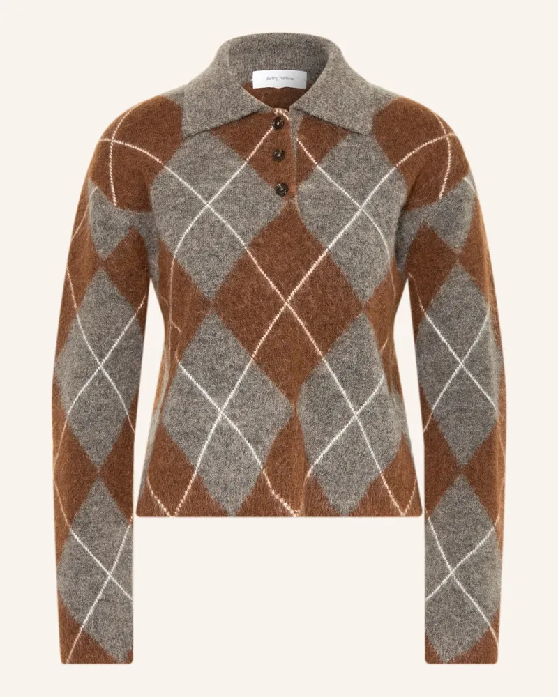 Darling Harbour Pullover Mit Mohair grau Walnut