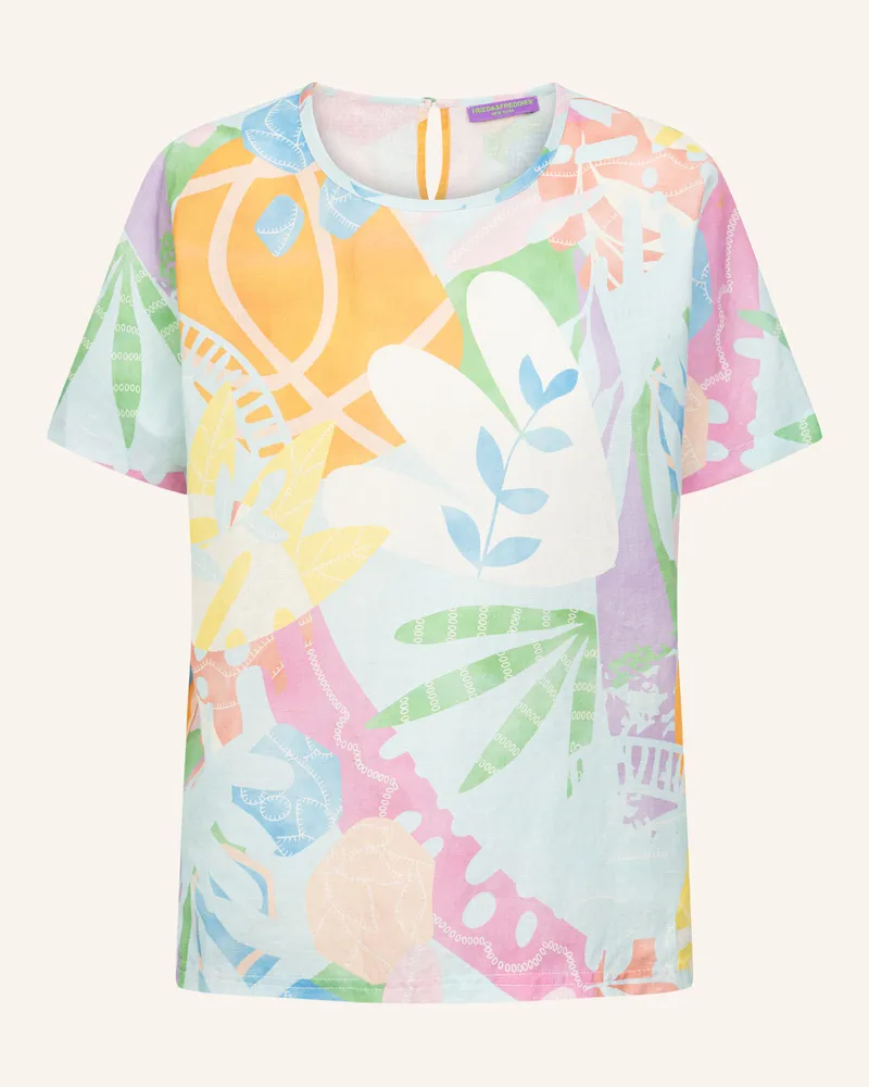 Frieda & Freddies Blouse-Shirt silber Blaugrau