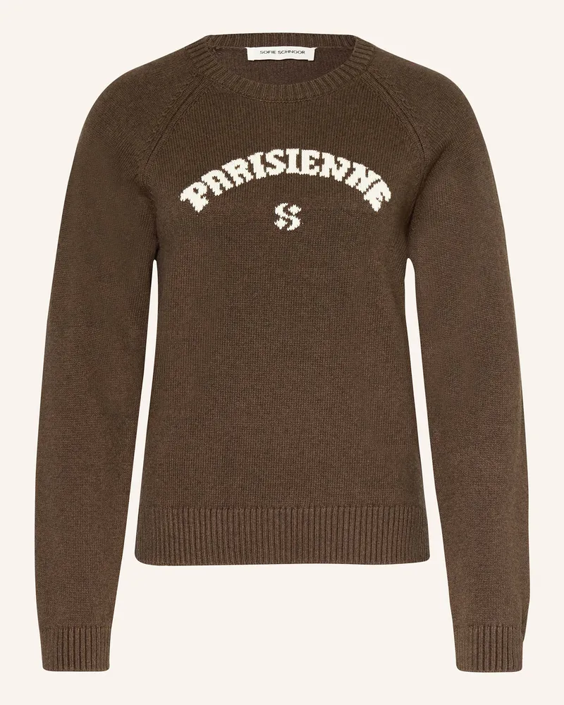Sofie Schnoor Pullover Parisiennesw braun Dunkelbraun
