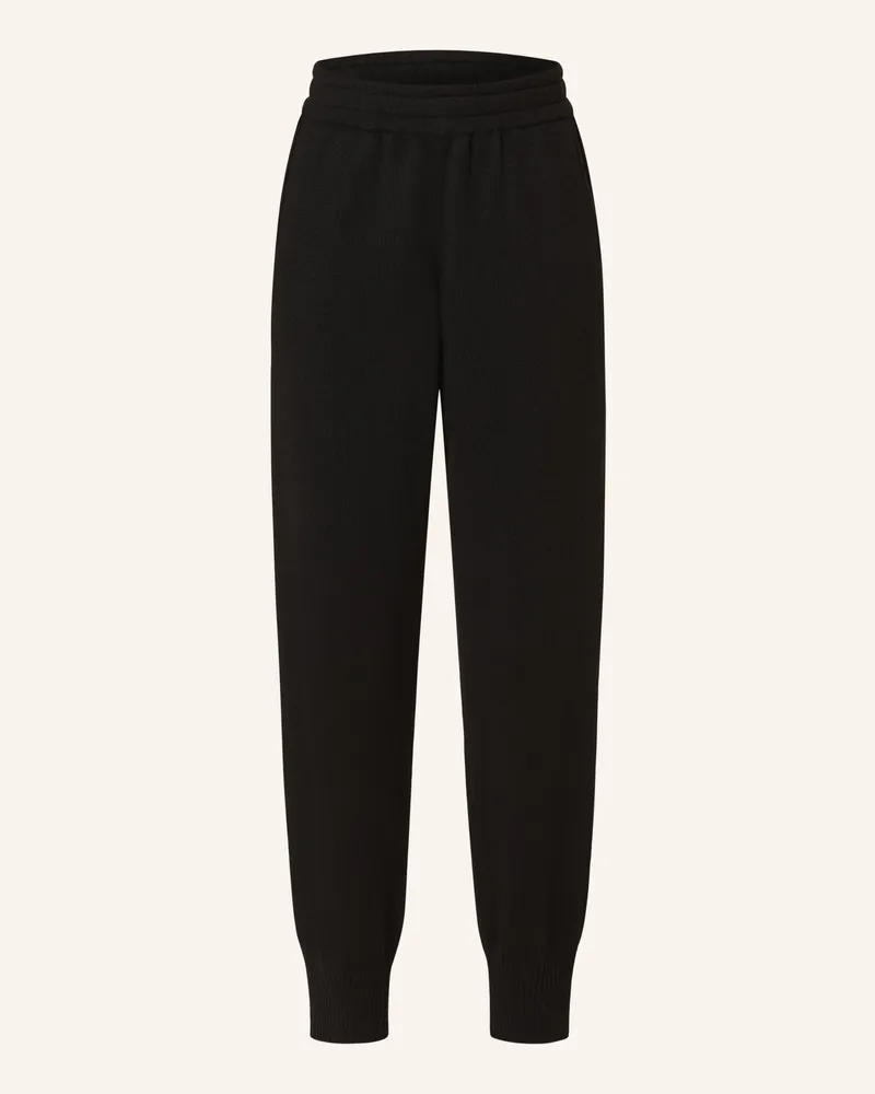 Brunello Cucinelli Strickhose aus Cashmere Schwarz
