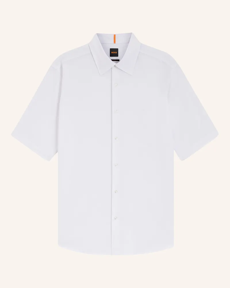 HUGO BOSS Casual Hemd RASH_2_M Regular Fit Weiss