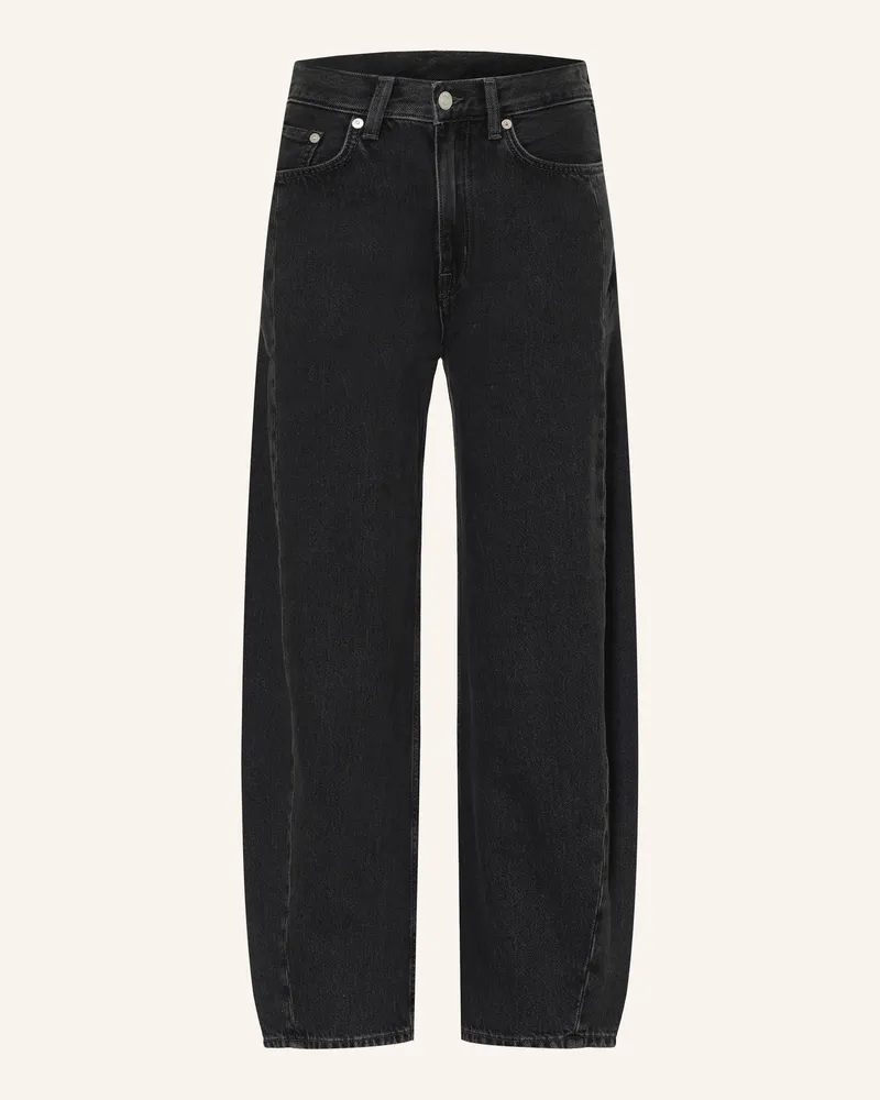 Arket Barrel Jeans schwarz 009