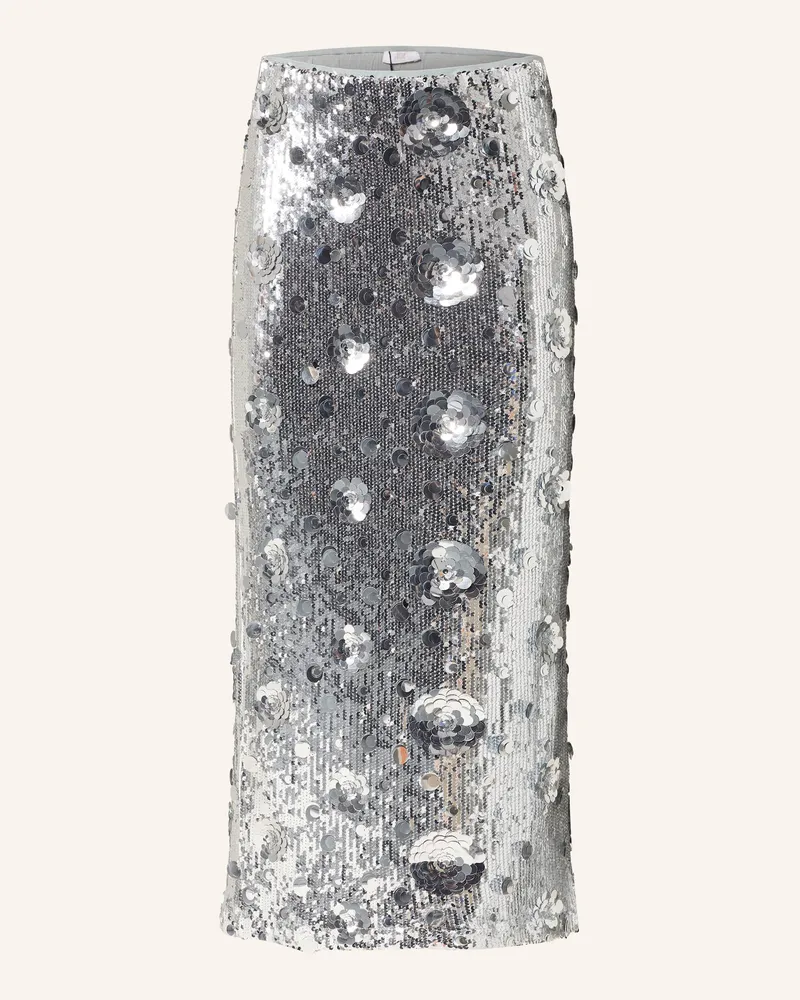 Riani Mesh-Rock Mit Pailletten silber Silber