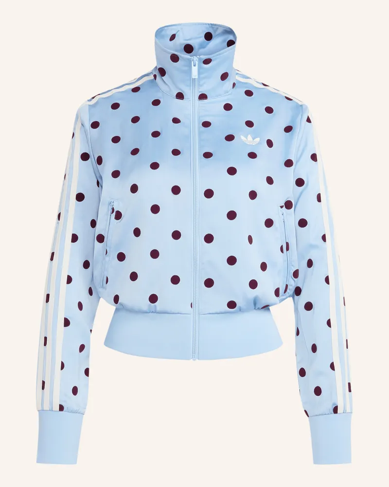 adidas Sweatjacke Satin Polka Dots Tt blau Hellblau