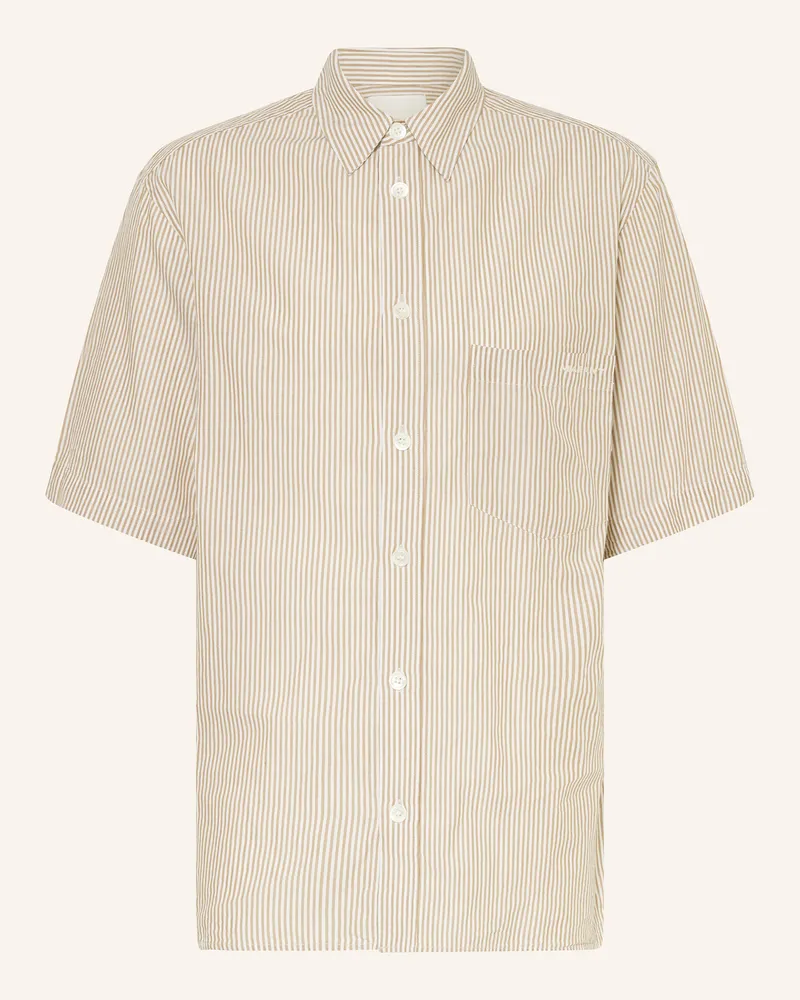 Isabel Marant Kurzarm-Hemd LABILIO-GA Comfort Fit Hellbraun