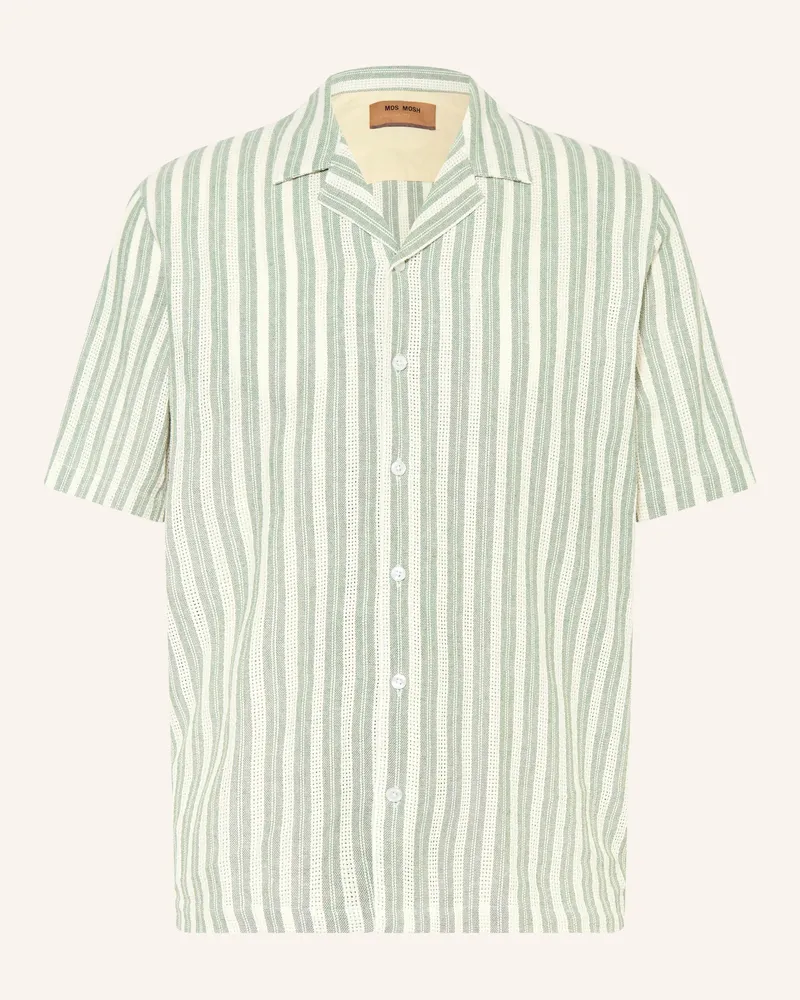 Mos Mosh Resorthemd Mmgjoe Basso Regular Fit gruen Hellgrün