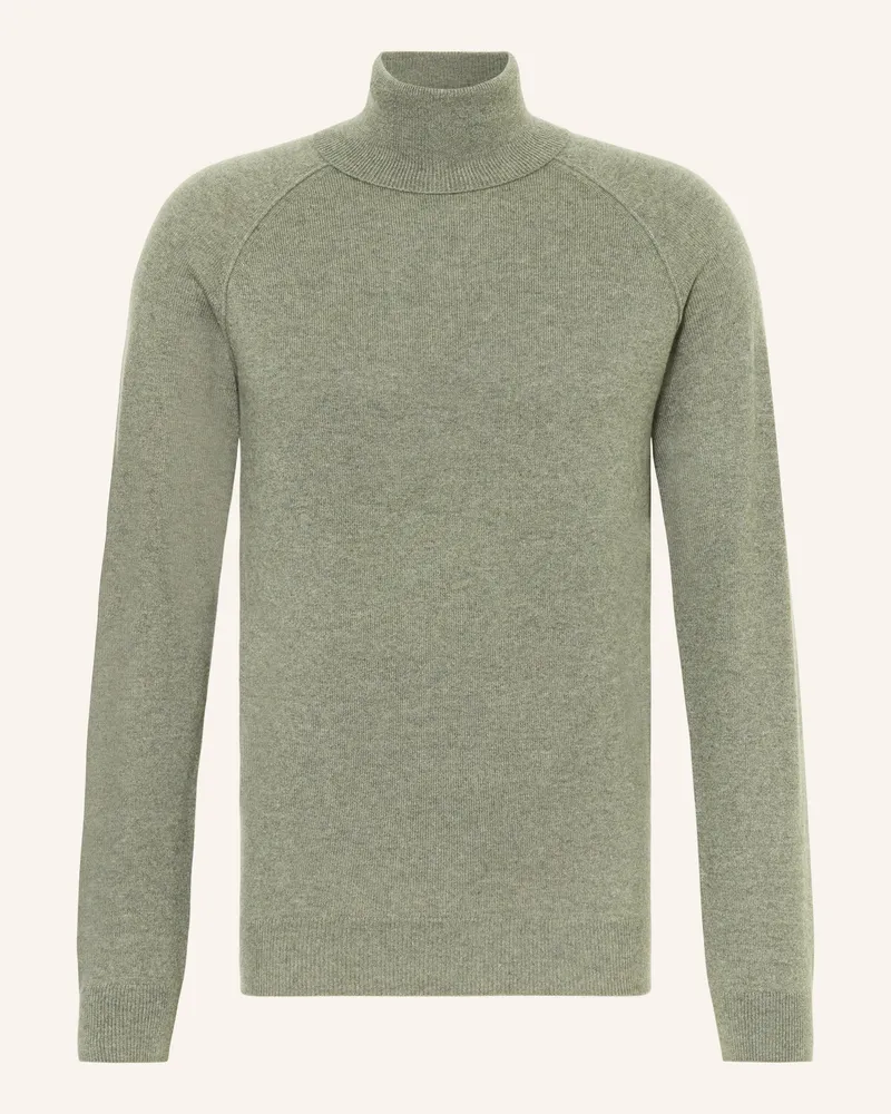 paul Rollkragenpullover aus Cashmere Oliv
