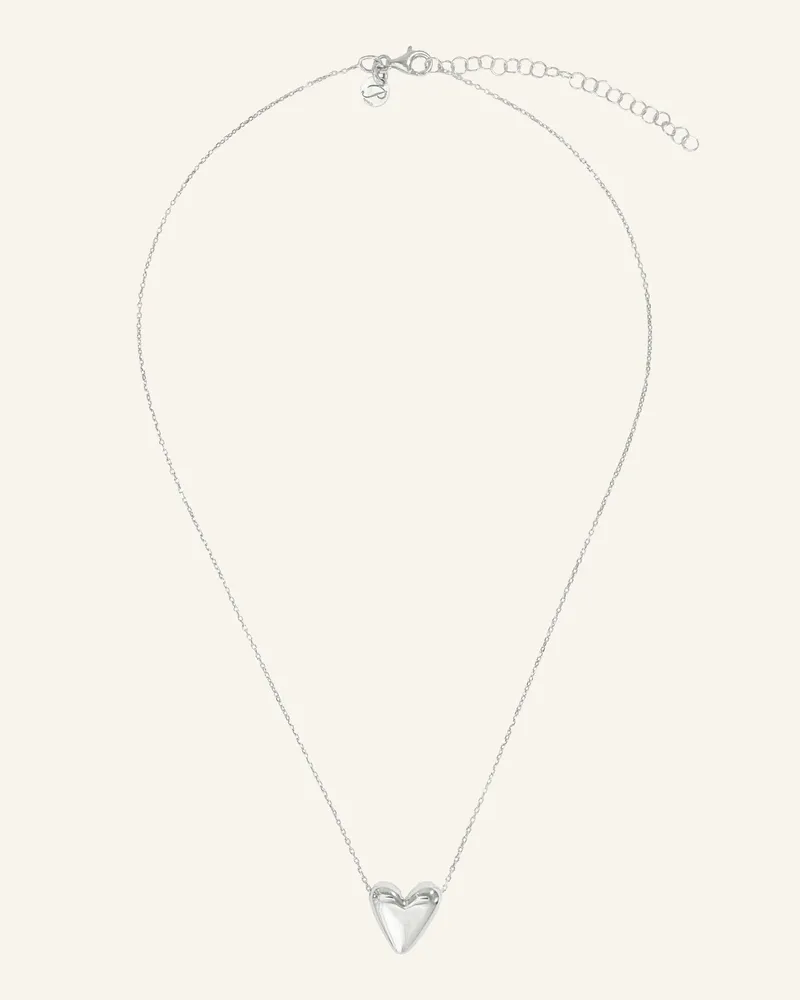 POMPIDOU Halsketten Whispered Heart By Glambou silber Silber