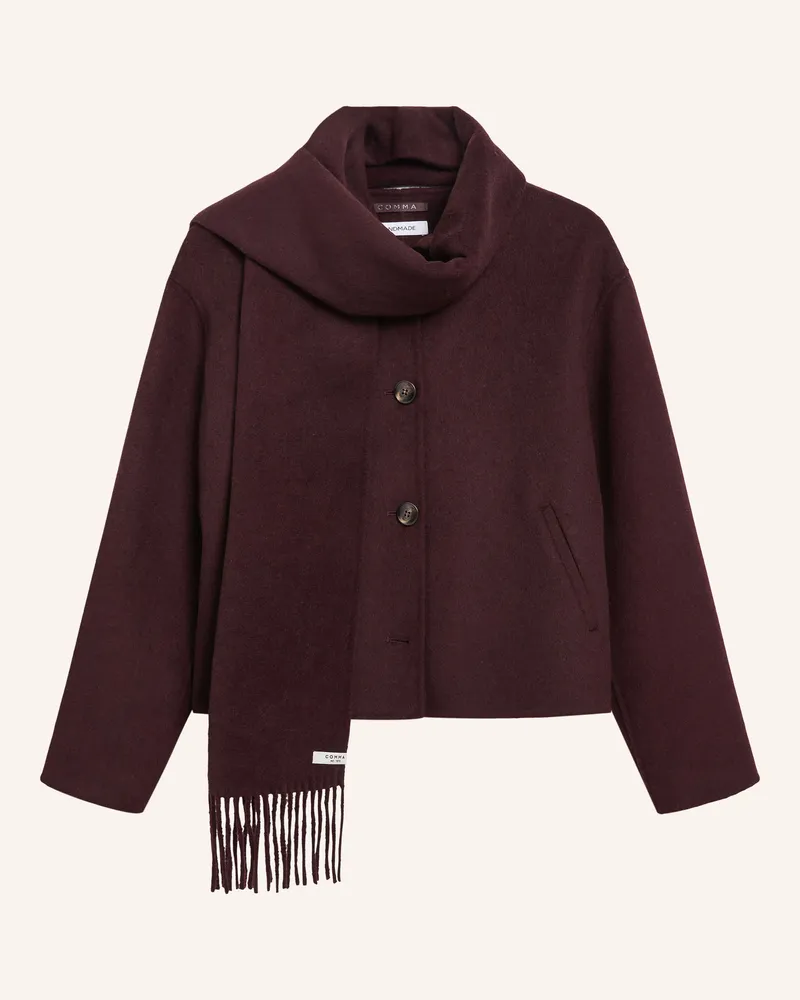 COMMA Kastenjacke rot Dunkelrot