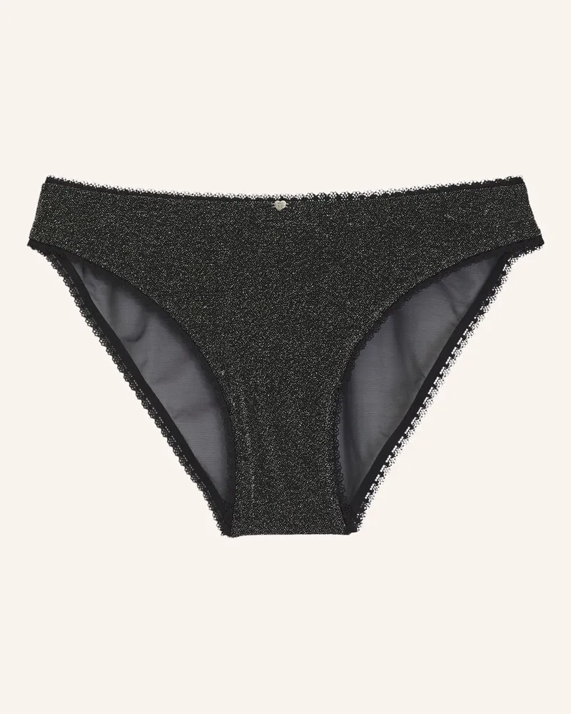 HUGO BOSS Slip Shiny Brief schwarz Schwarz