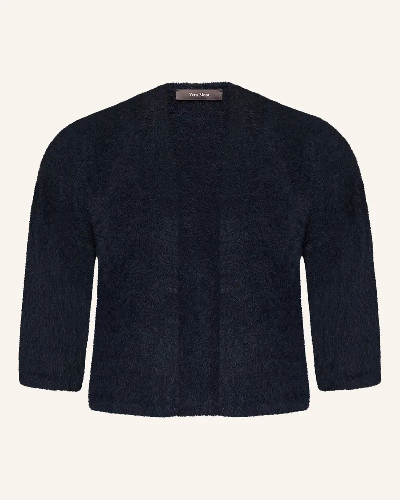Vera Mont Bolero Mit 3/4-Arm blau Dunkelblau