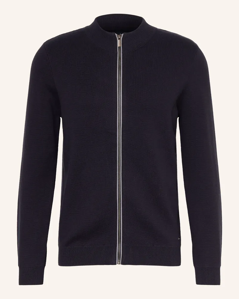 Ragman Strickjacke blau Dunkelblau