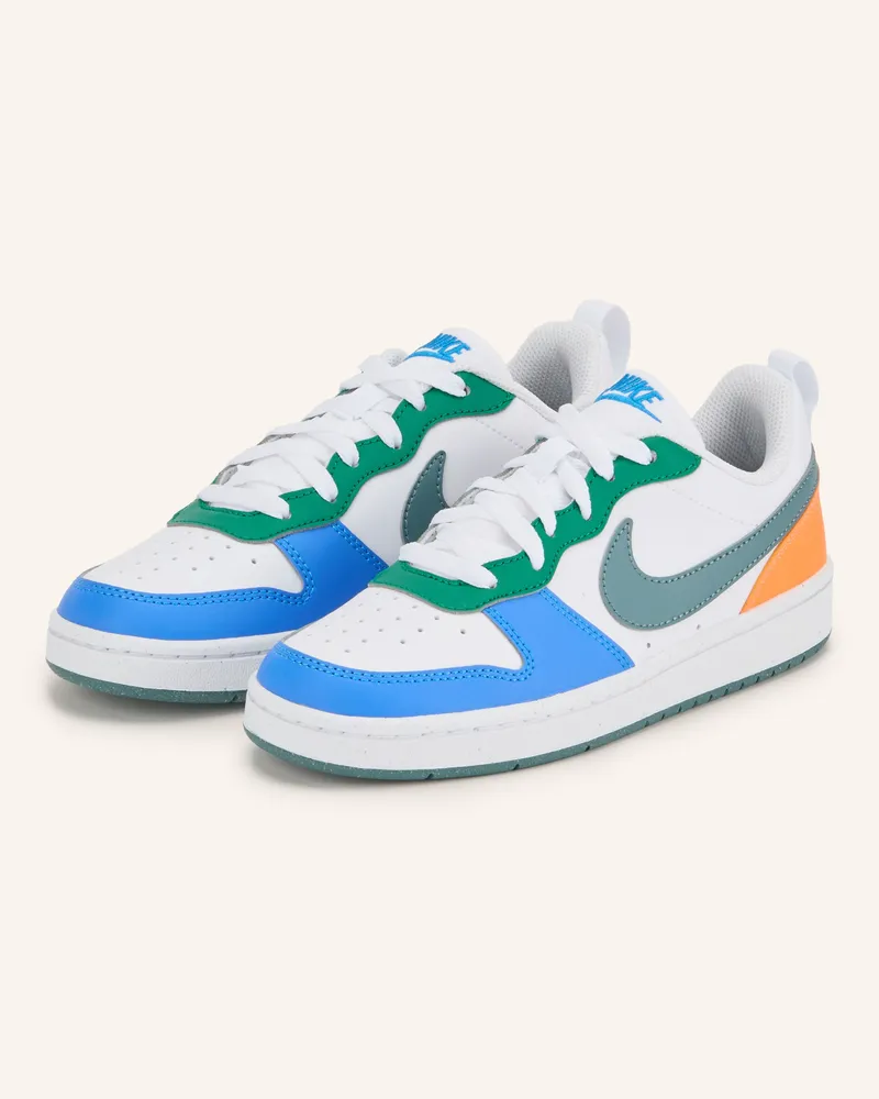 Nike Sneaker Court Borough Low Recraft weiss Weiss