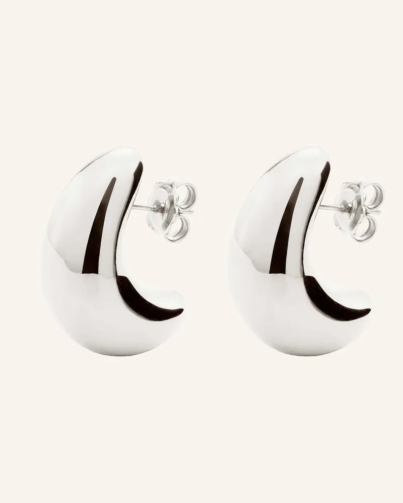 POMPIDOU Ohrstecker Elia Moon Stud By Glambou silber Silber