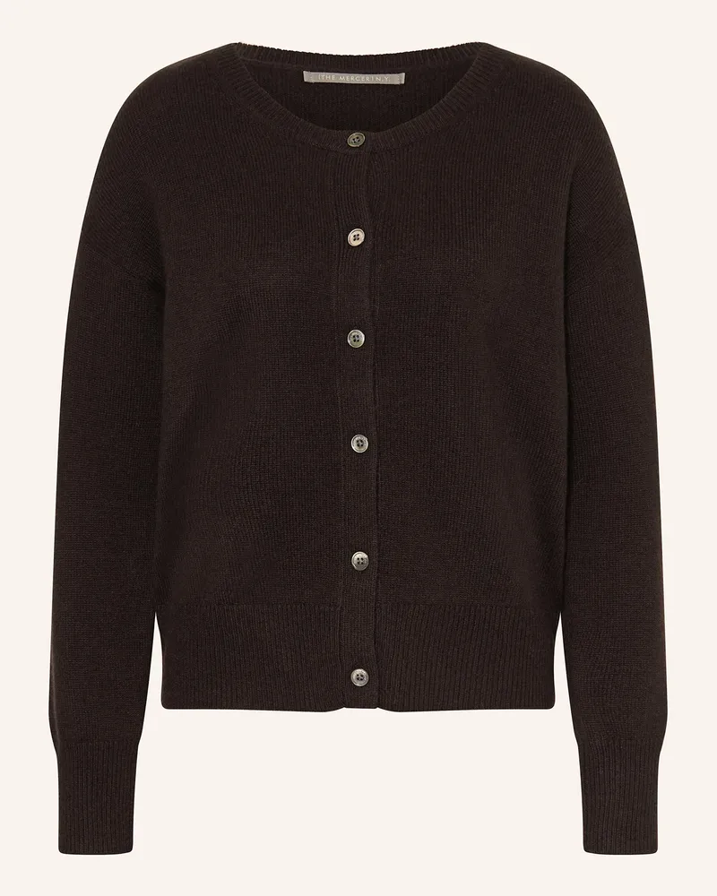 (THE MERCER) N.Y. Strickjacke aus Cashmere Dunkelbraun
