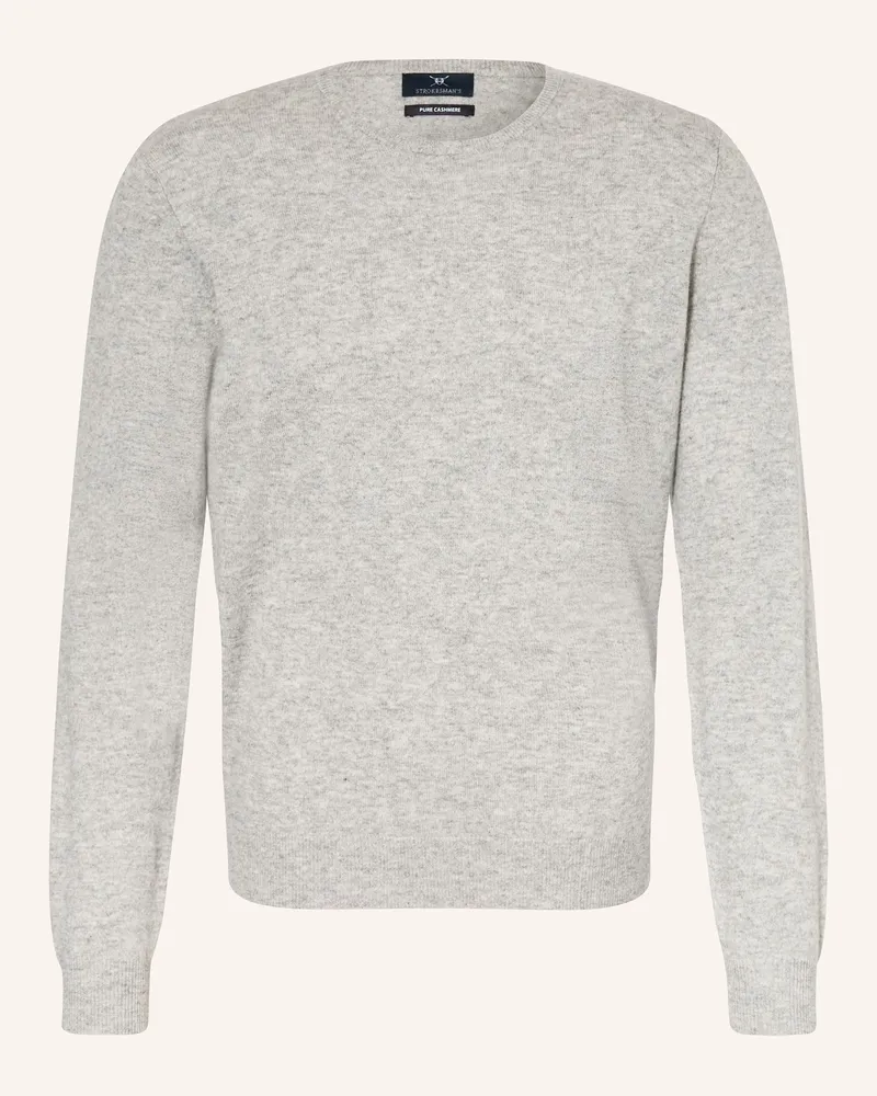 Strokesman's Cashmere-Pullover Hellgrau