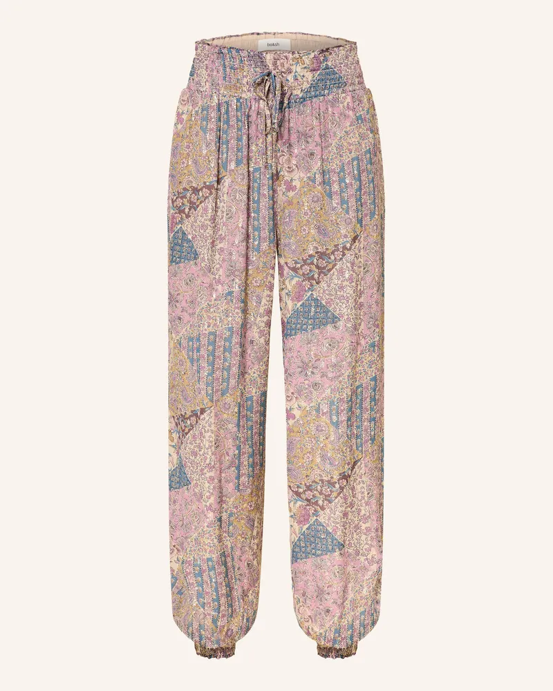 ba&sh Hose Parsy Mit Glitzergarn rosa Lila