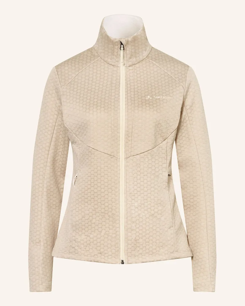 Vaude Fleecejacke Skomer beige Creme