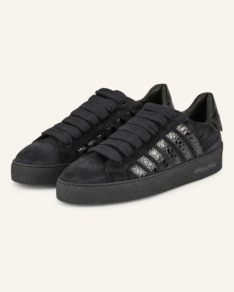 Dsquared2 Sneaker Rapper's Delight schwarz Schwarz