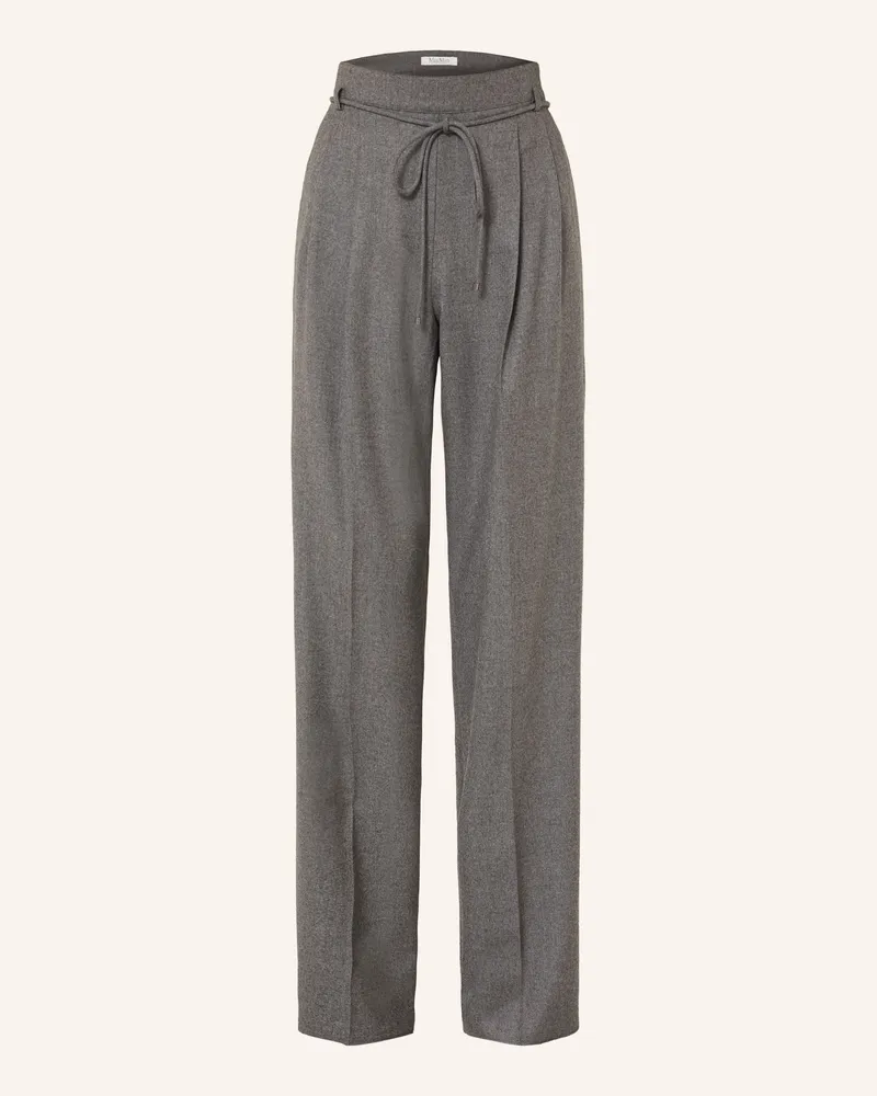 Max Mara Marlenehose Alibi Mit Cashmere grau Grau