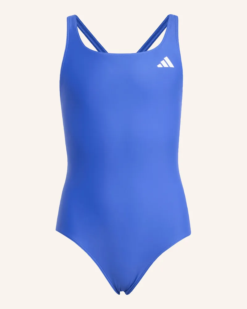 adidas Badeanzug V-Back Swimsuit Mit Cut-Out blau Blau