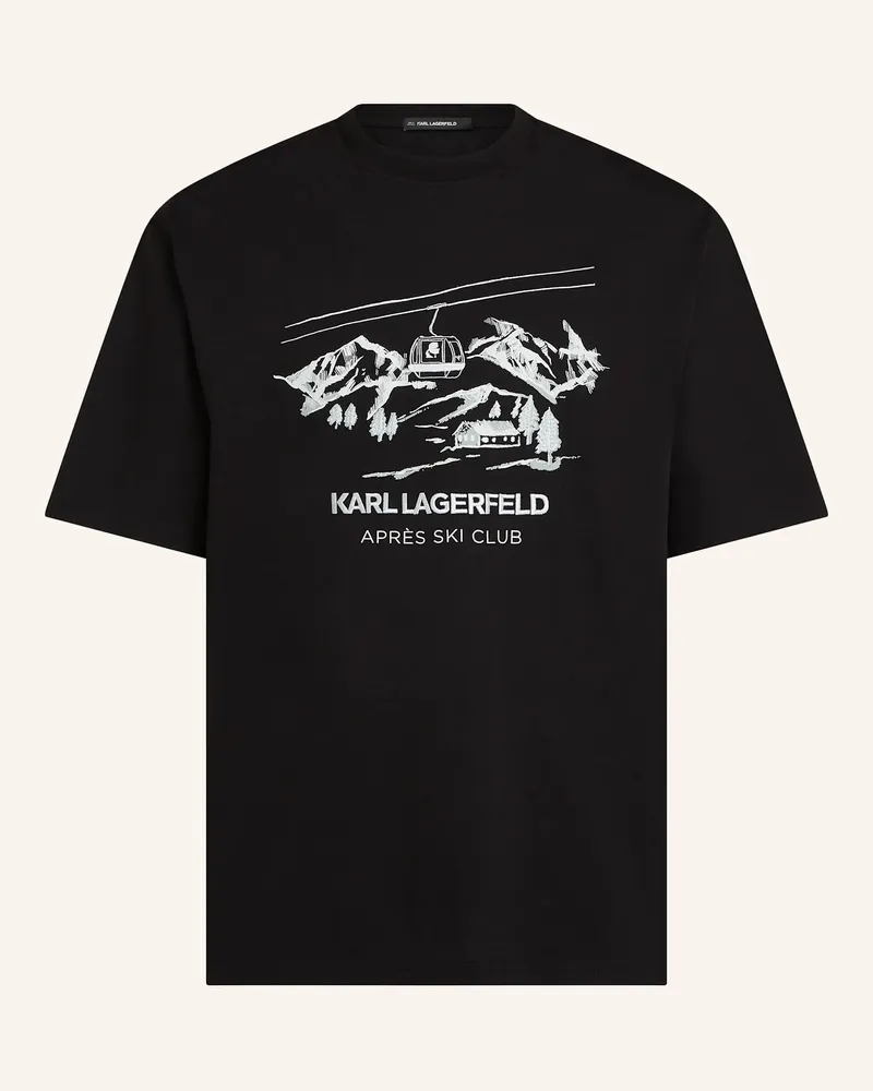 Karl Lagerfeld T-Shirt schwarz Schwarz