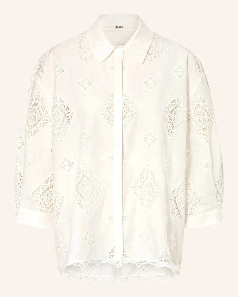ba&sh Hemdbluse Muriel Mit 3/4-Arm weiss Ecru