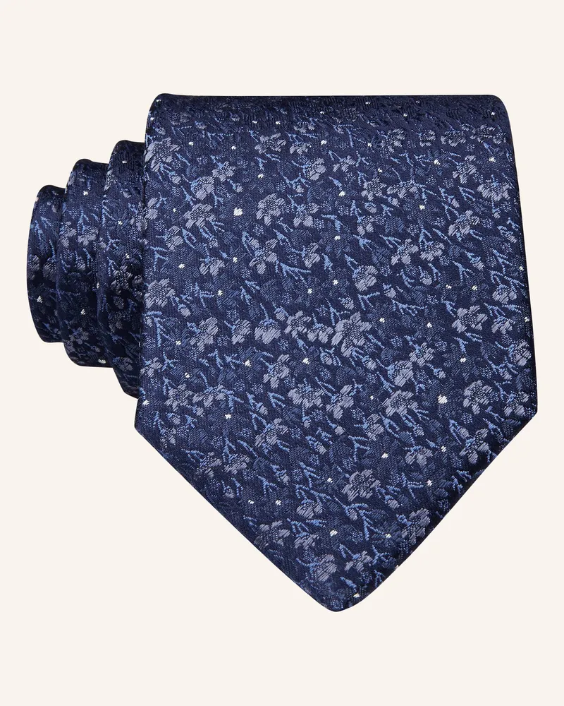 paul Krawatte blau Dunkelblau