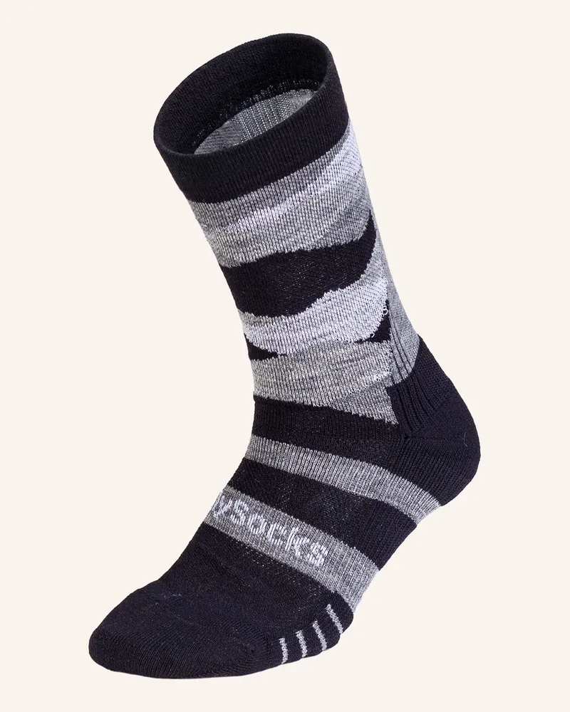 DillySocks Sportsocken Active Merino weiss Schwarz