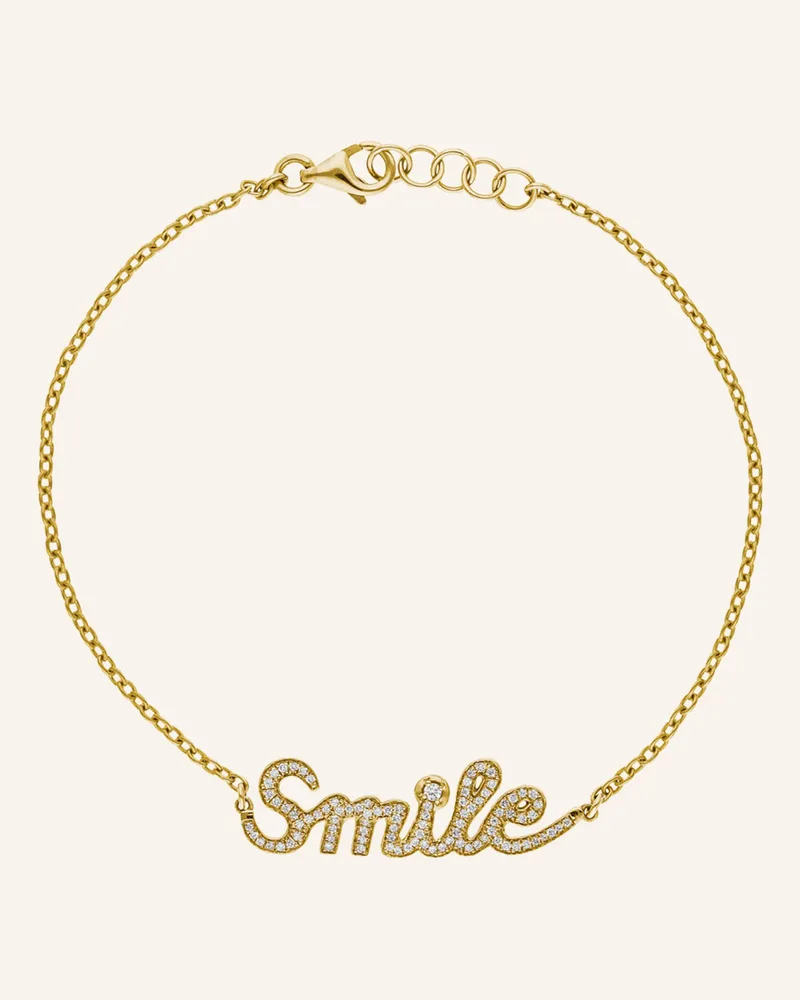 CADA Armband SMILE Gold