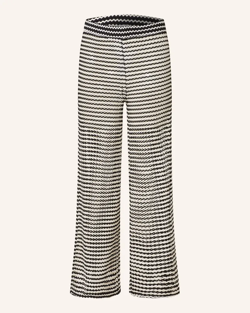 Seafolly Australia Marlenehose MESH EFFECT Schwarz