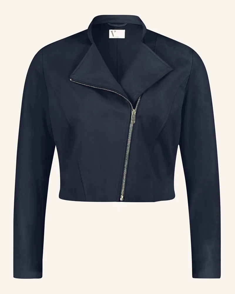 Vera Mont Cropped-Jacke blau Dunkelblau