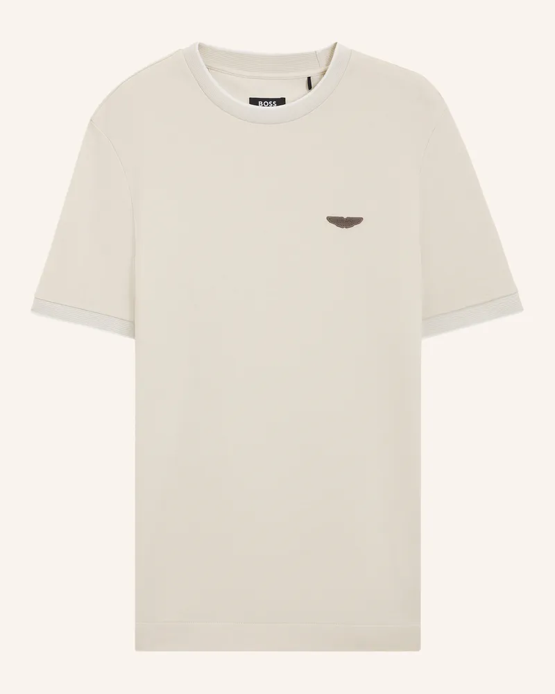 HUGO BOSS T-Shirt C-Thompson 242_Am Regular Fit beige Weiss